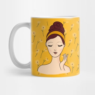 Elegant woman. Mug